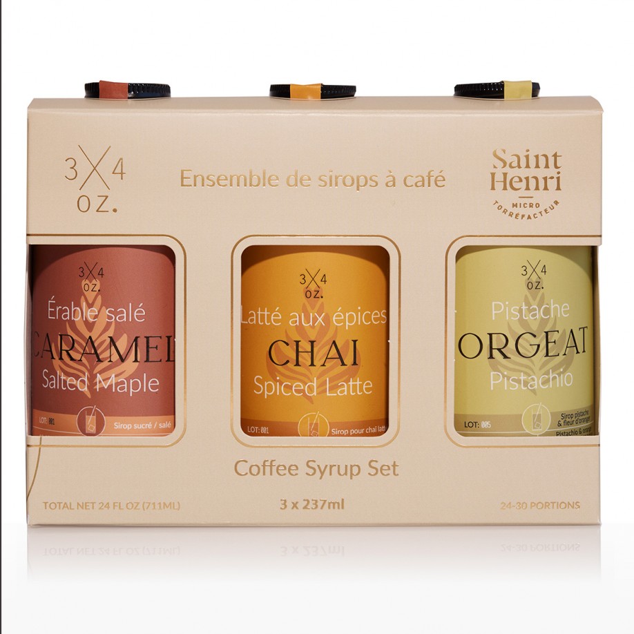 Coffee Syrup Set - 3/4 OZ. | Tonic, Ginger and Cola Maison for